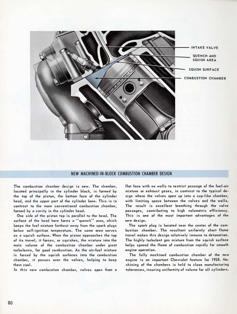 1958 Chevrolet Engineering Features Booklet Page 65